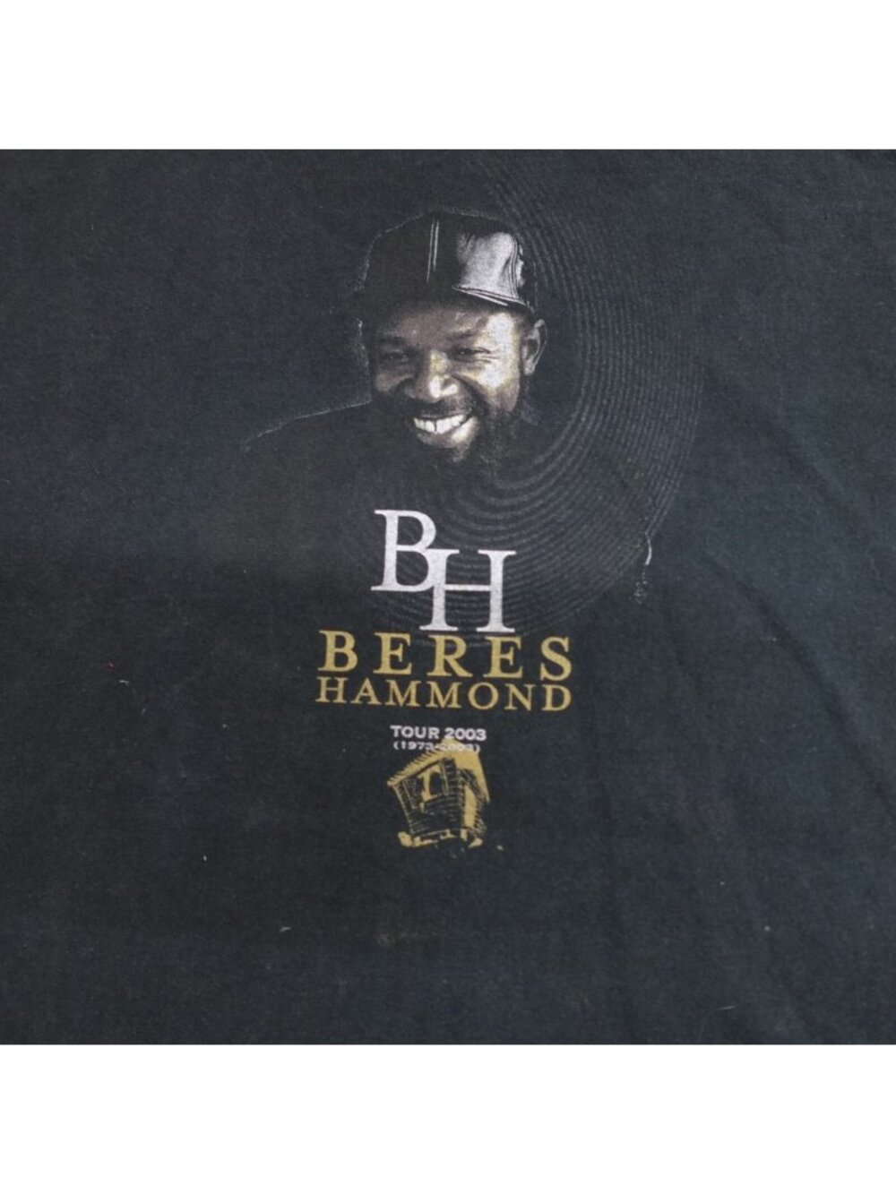 Vintage Beres Hammond Shirt XL Black 30th Anniversary Tour 2003